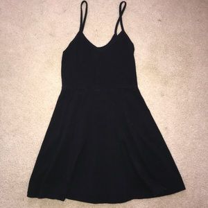 SO black skater dress